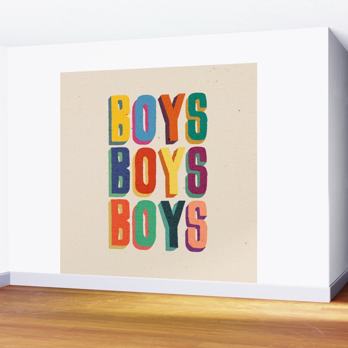 Boys boys boys Wall Mural Gallery Image 2