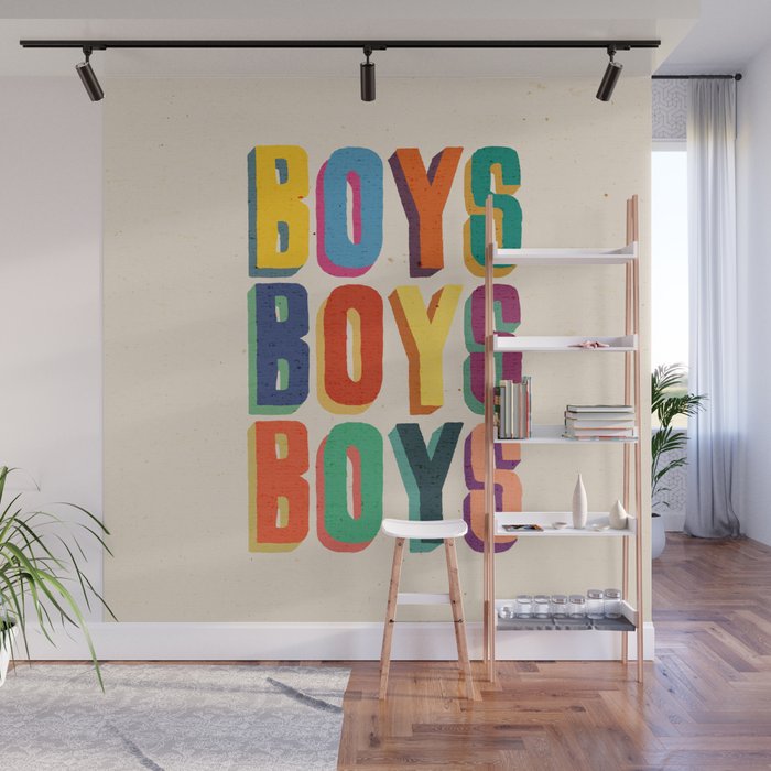 Boys boys boys Wall Mural Gallery Image 1