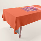 Taurus Birthday Cake in Burnt Orange Tablecloth Gallery Image 1