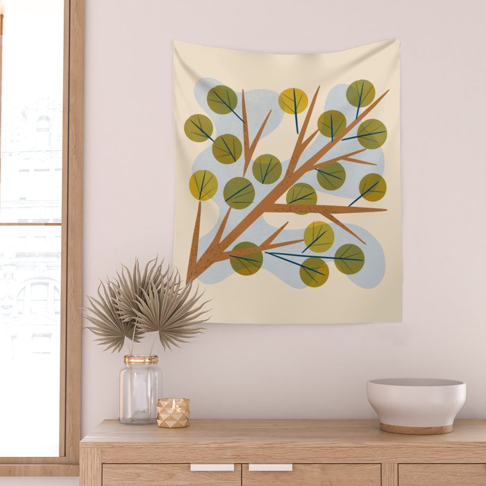 Branch and Leaves Wall Tapestry Gallery Image 2