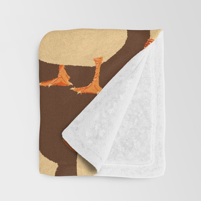 Bo The Cowboy Duck Throw Blanket Gallery Image 3
