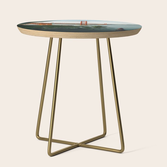 San Francisco Bridge Plant (Color) Side Table Gallery Image 1