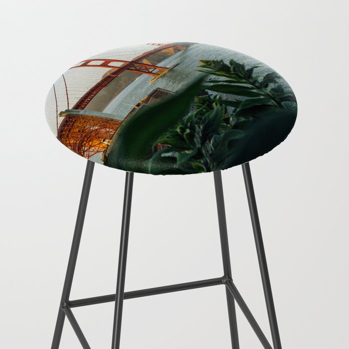 San Francisco Bridge Plant (Color) Stool Gallery Image 2
