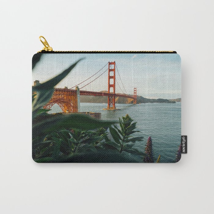 San Francisco Bridge Plant (Color) Carry All Pouch Gallery Image 1