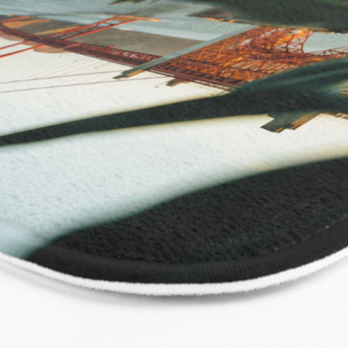 San Francisco Bridge Plant (Color) Bath Mat Gallery Image 3