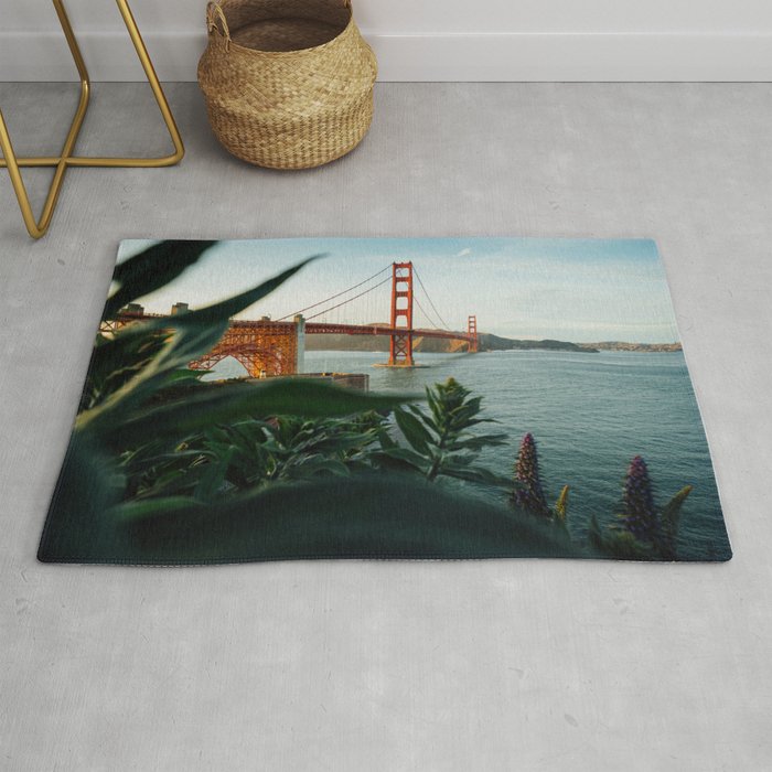 San Francisco Bridge Plant (Color) Rug Gallery Image 1