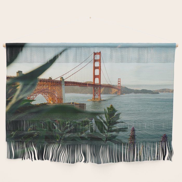 San Francisco Bridge Plant (Color) Wall Hanging Gallery Image 1
