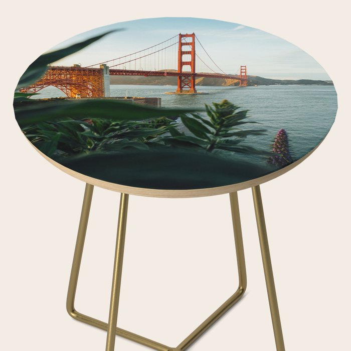 San Francisco Bridge Plant (Color) Side Table Gallery Image 2