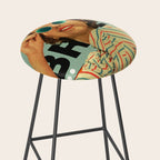 Bright Cinnamon Stool Gallery Image 2