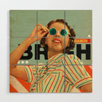Bright Cinnamon Wood Wall Art Gallery Image 1
