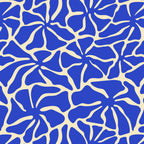 Abstract blue flower pattern Coffee Mug Gallery Image 2