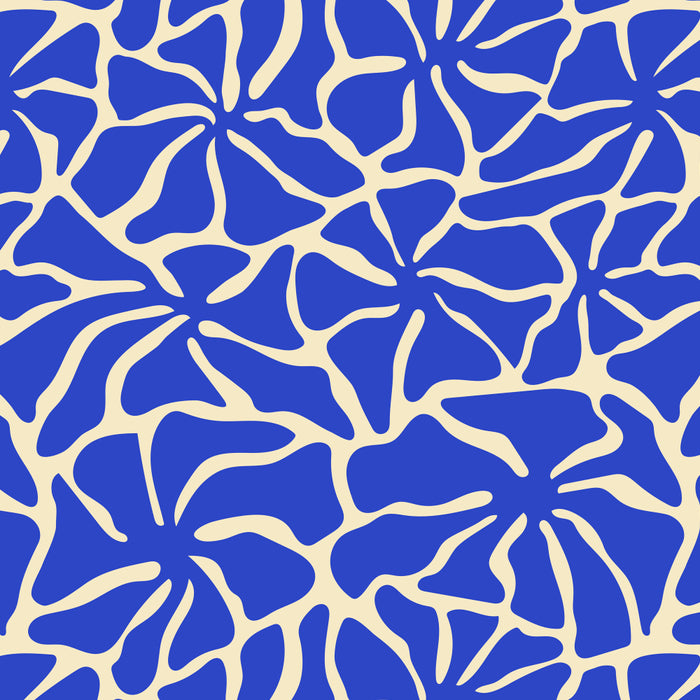Abstract blue flower pattern Coffee Mug Gallery Image 2