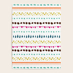 Modern colorful pink orange polka dots stripes patterns Poster Gallery Image 4