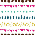 Modern colorful pink orange polka dots stripes patterns Coffee Mug Gallery Image 2