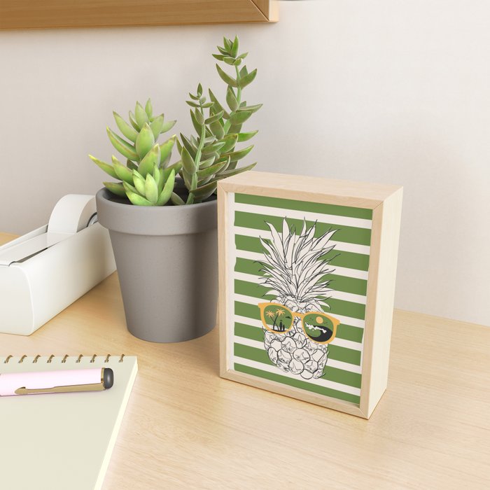 Pineapple Dreams 6 Mini Art Print Gallery Image 2