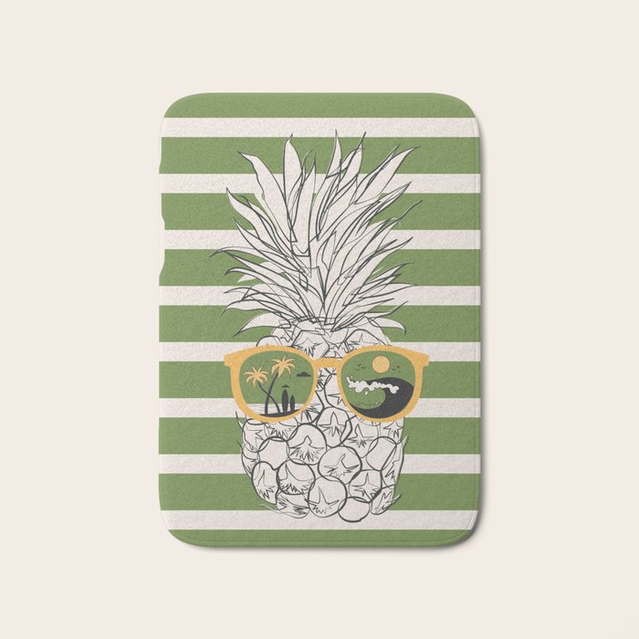 Pineapple Dreams 6 Bath Mat Gallery Image 1