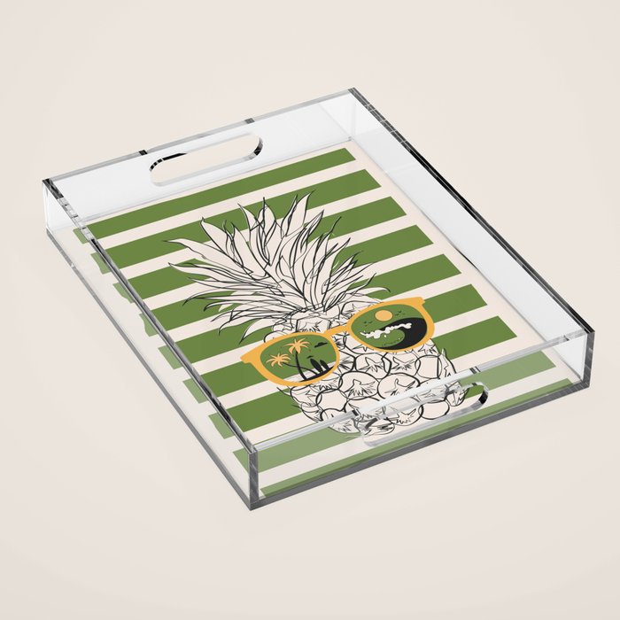 Pineapple Dreams 6 Acrylic Tray Gallery Image 1