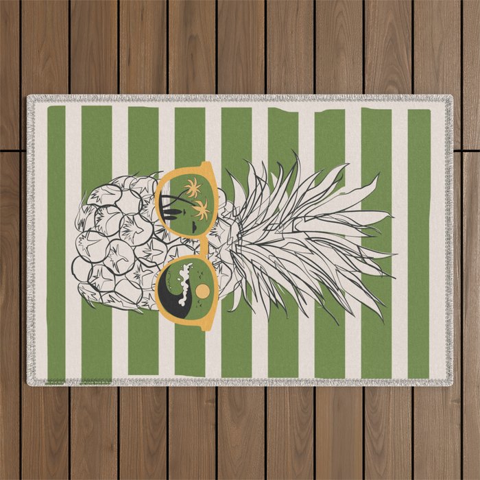 Pineapple Dreams 6 Outdoor Rug Gallery Image 1