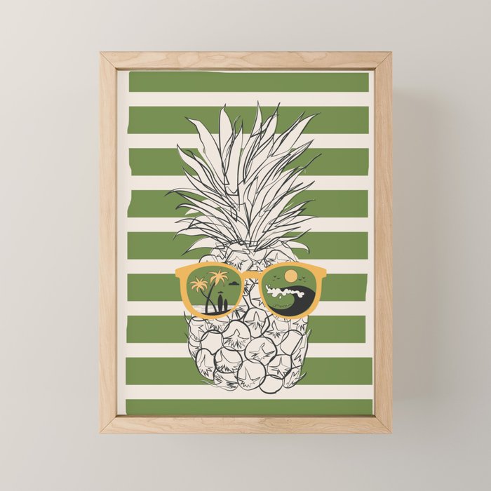 Pineapple Dreams 6 Mini Art Print Gallery Image 1