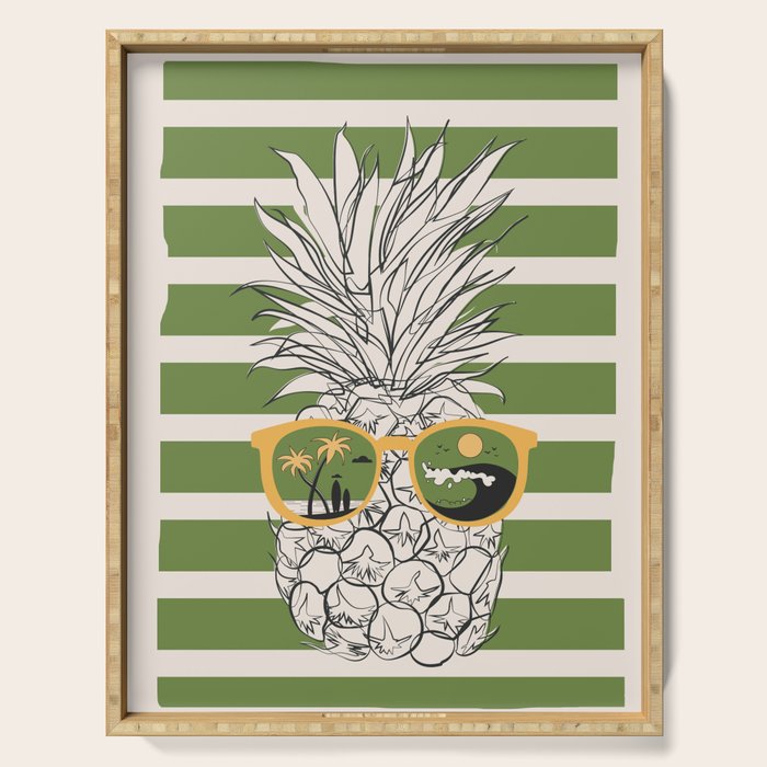 Pineapple Dreams 6 Serving Tray Gallery Image 1