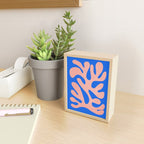 Rose Bud & Azure Blue: Matisse Paper Cutouts 02 Mini Art Print Gallery Image 2