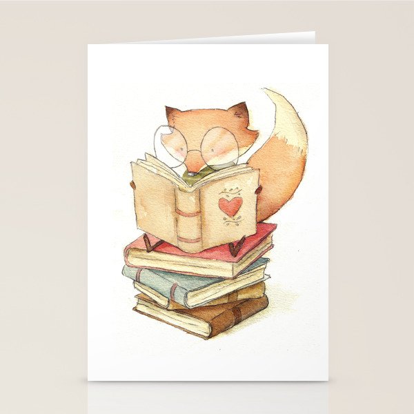 Book Lover Stationery Card Gallery Image 1