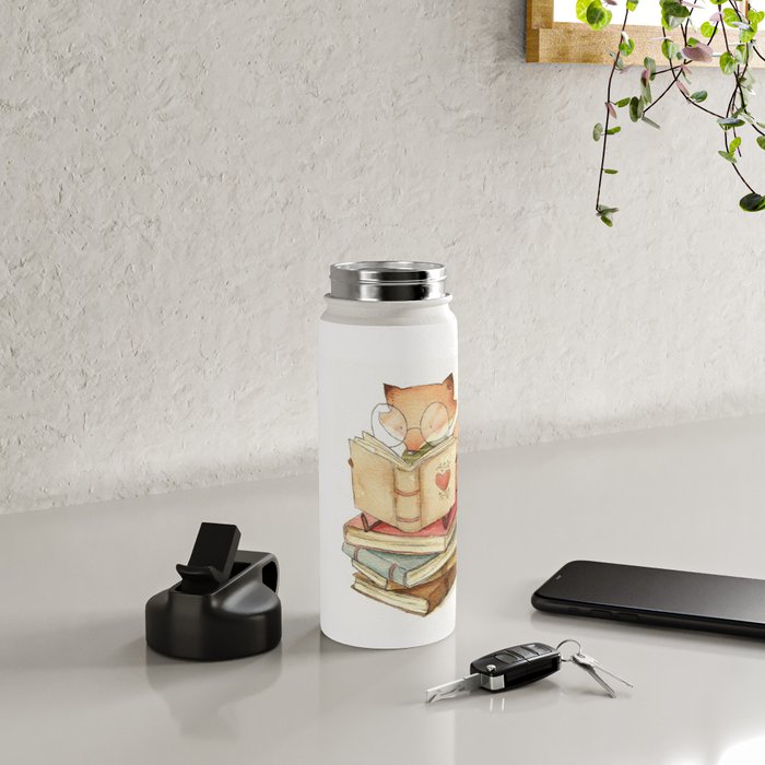 Book Lover Water Bottle Gallery Image 4