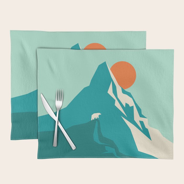 As the sun rises over the peak Placemat Gallery Image 1