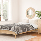 UrbanNesian Grey Maluelue Siapo and Tatau Duvet Cover Gallery Image 2