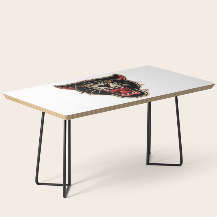 Traditional Tattoo Panther  Coffee Table Gallery Image 1