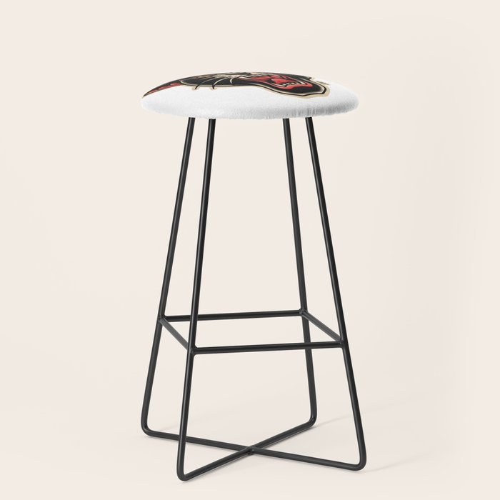 Traditional Tattoo Panther  Stool Gallery Image 1