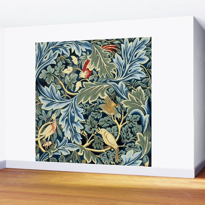 William Morris "Birds and Acanthus" Wall Mural Gallery Image 2