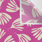 Wispy Leaves Contemporary Pattern in Deep Thulian Pink Wall Tapestry Gallery Image 3