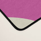 Wispy Leaves Contemporary Pattern in Deep Thulian Pink Desk Mat Gallery Image 4