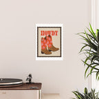Howdy Cowgirl - Coral & Pink Poster Gallery Image 2
