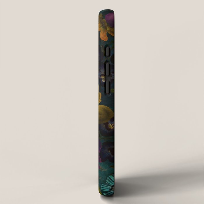 Before Midnight Blue Hour Vintage Flowers Garden iPhone Case Gallery Image 2