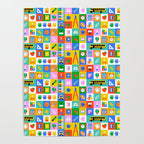 Colorful back to school mosaic pattern Poster Gallery Image 4