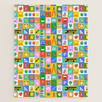Colorful back to school mosaic pattern Jigsaw Puzzle Gallery Image 1