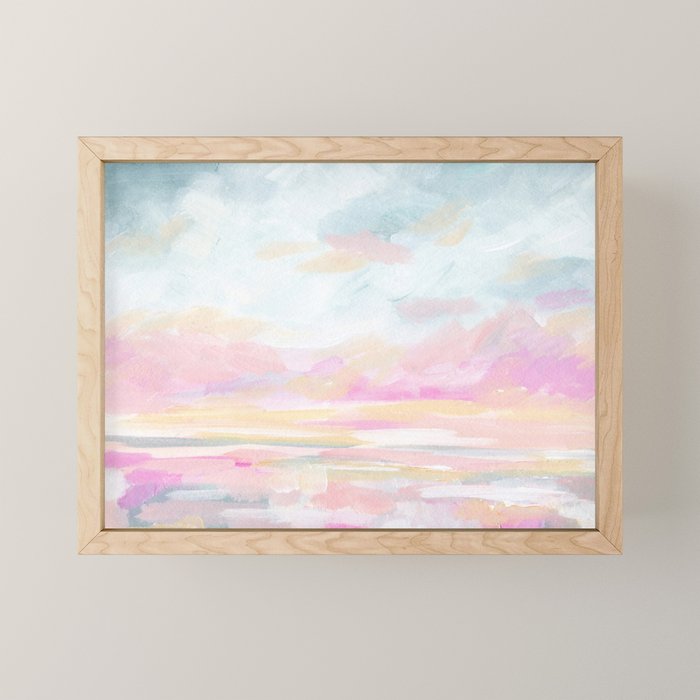 So Alive - Bright Ocean Seascape Mini Art Print Gallery Image 1