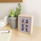 Cute Halloween Witch Cats and Pumpkins  Mini Art Print Gallery Image 2