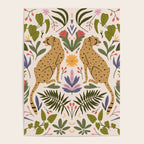 Modern colorful folk style cheetah print  Poster Gallery Image 4