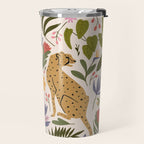 Modern colorful folk style cheetah print  Travel Mug Gallery Image 2
