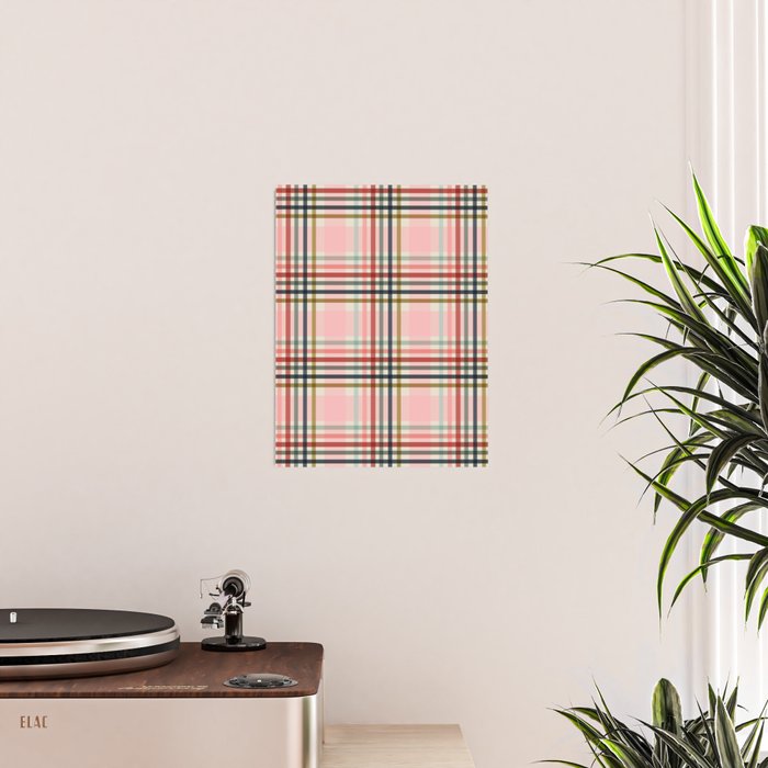 Modern Pastel Grid B Poster Gallery Image 2