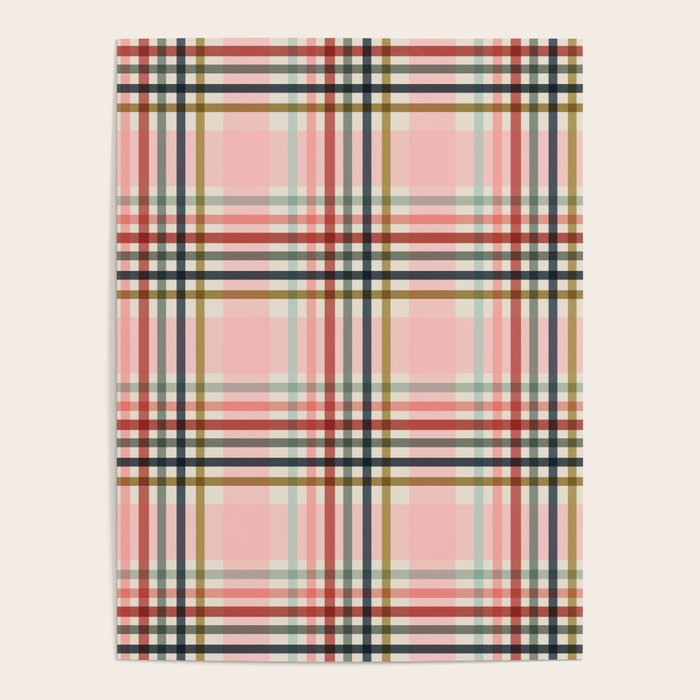 Modern Pastel Grid B Poster Gallery Image 4