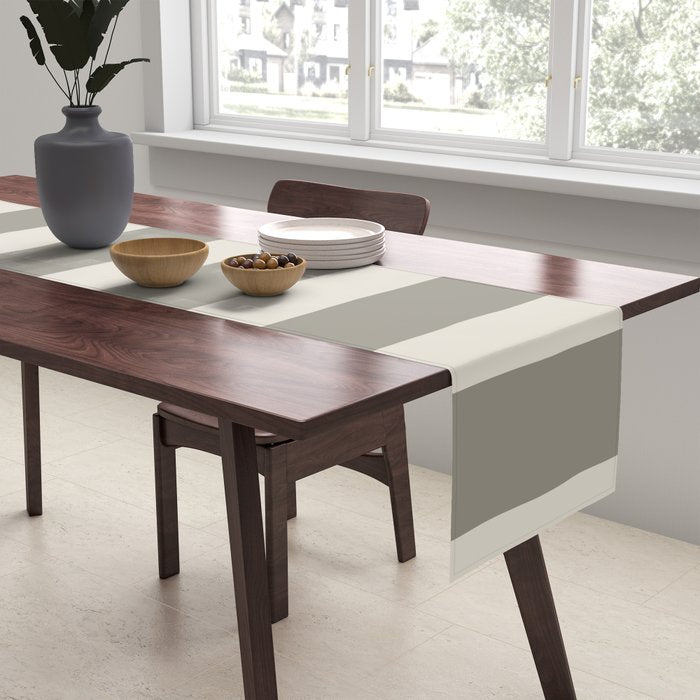 Neutral Maxi Stripes Table Runner Gallery Image 2