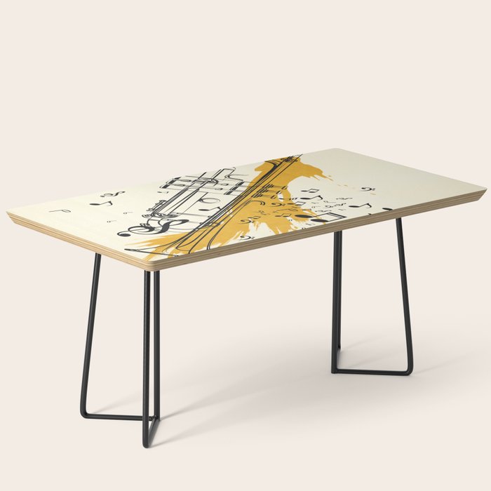 Abstract Minimal Musical Instrument 4 Coffee Table Gallery Image 1