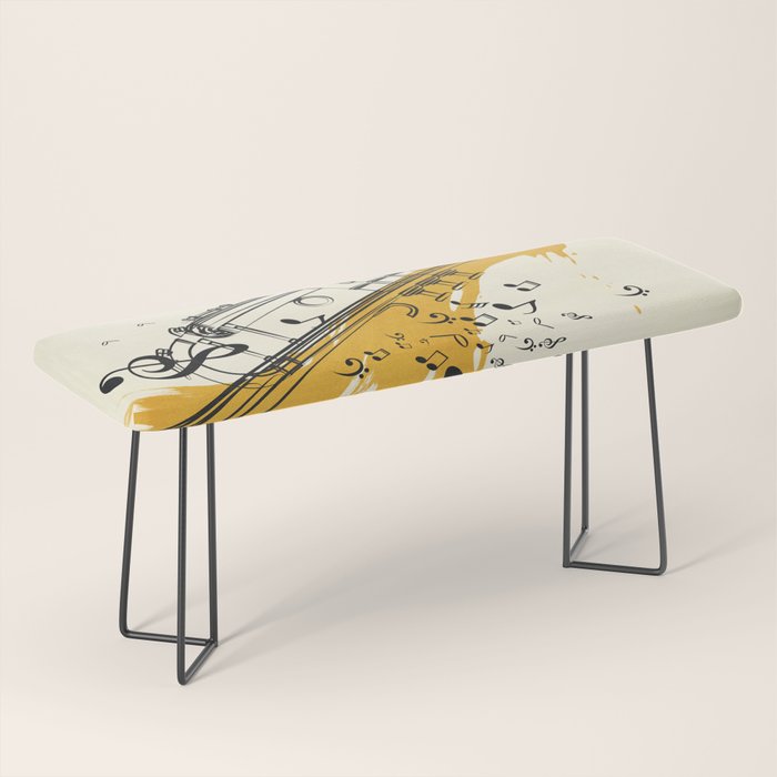 Abstract Minimal Musical Instrument 4 Bench Gallery Image 1