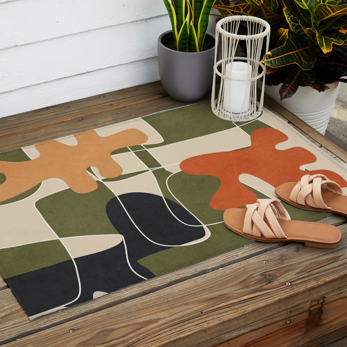 Organic Rhythms 3 Outdoor Rug Gallery Image 2