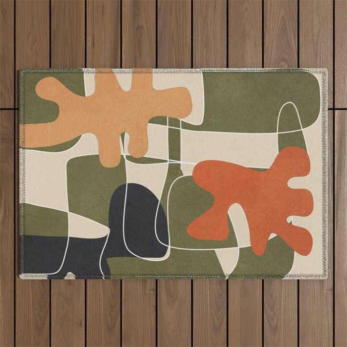 Organic Rhythms 3 Outdoor Rug Gallery Image 1