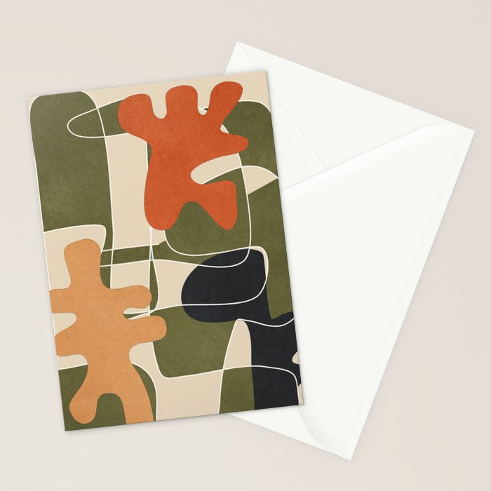 Organic Rhythms 3 Stationery Card Gallery Image 2